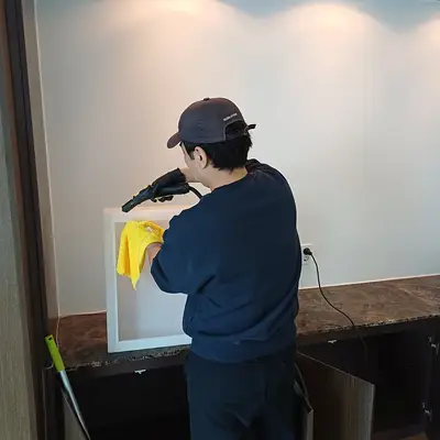 해운대입주청소 롯데갤러리움센텀 묵은때까지 모두 빼냅니다 현장 사진