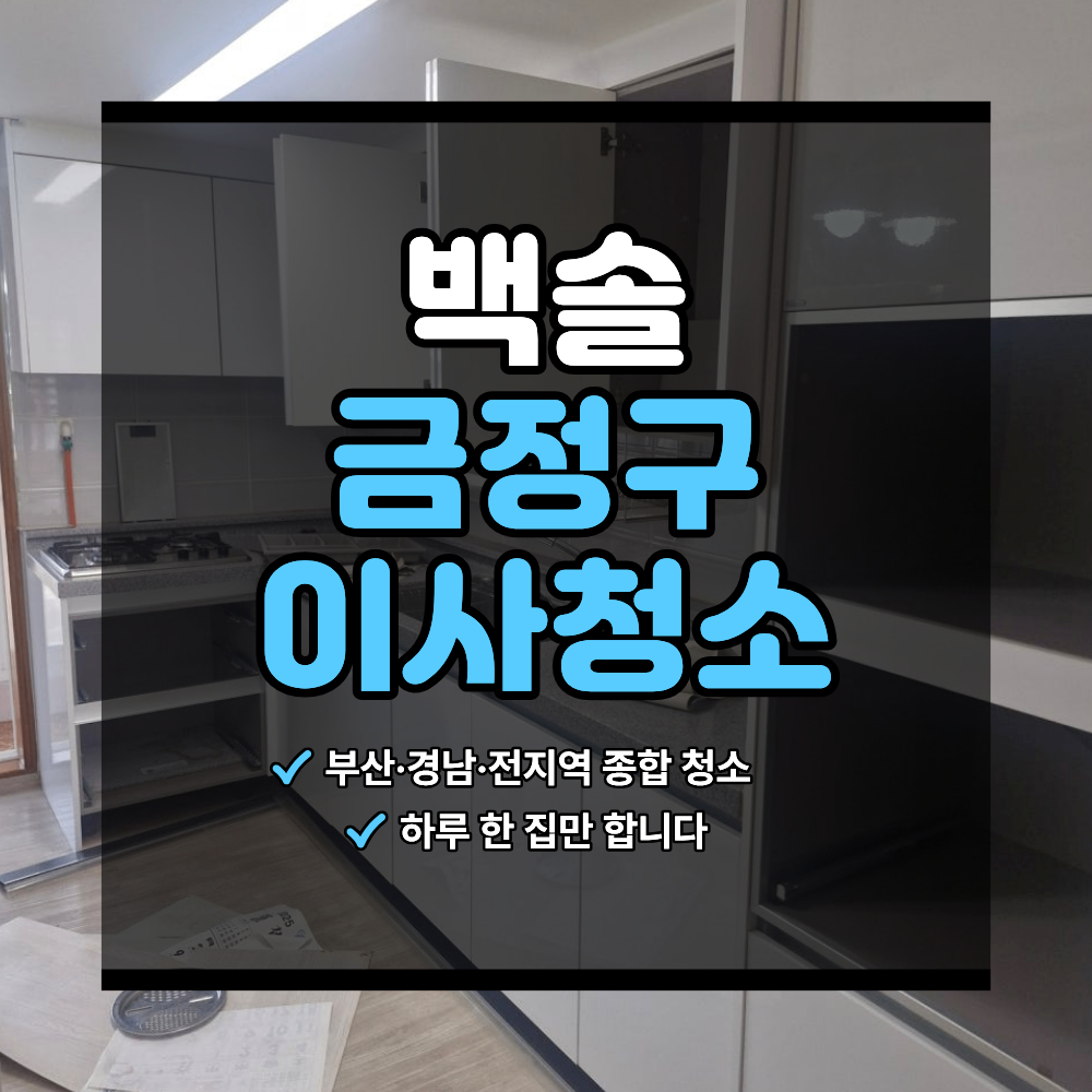 부산 금정구 장전동 이사 청소 빌라 주방 기름때 욕실 물때 소독